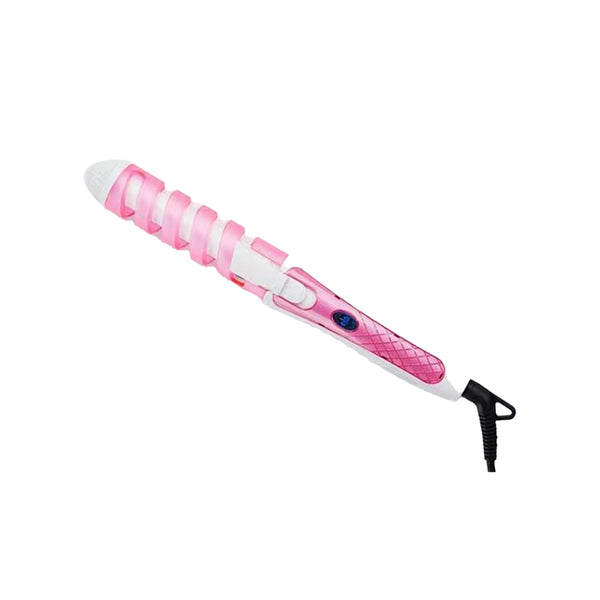 Spiral Hair Curler and Crimper for Hairstyling