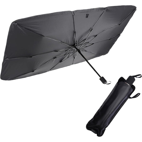 Foldable Car Windshield Sunshade Umbrella – Front Window UV Protection for Most Car Models
