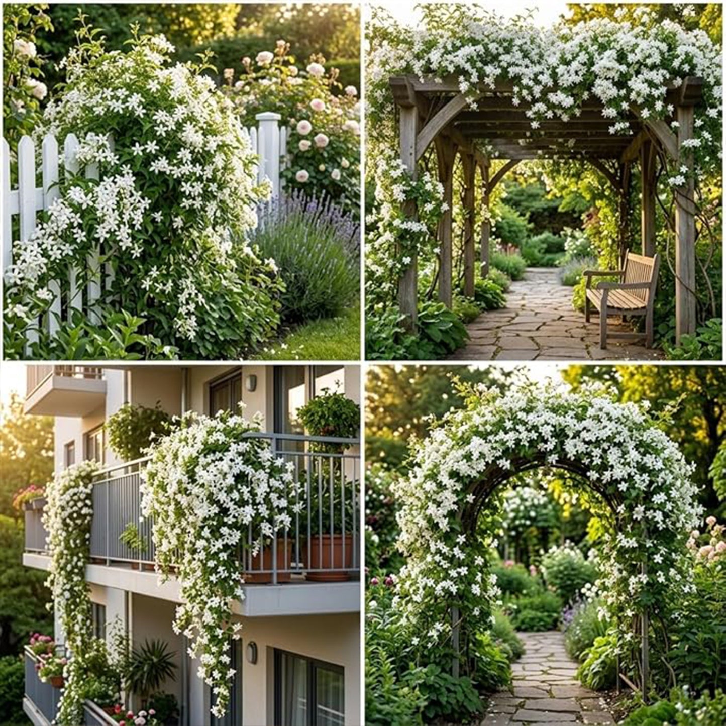 200 Pcs Perennial Weeping Jasmine Flower for Planting
