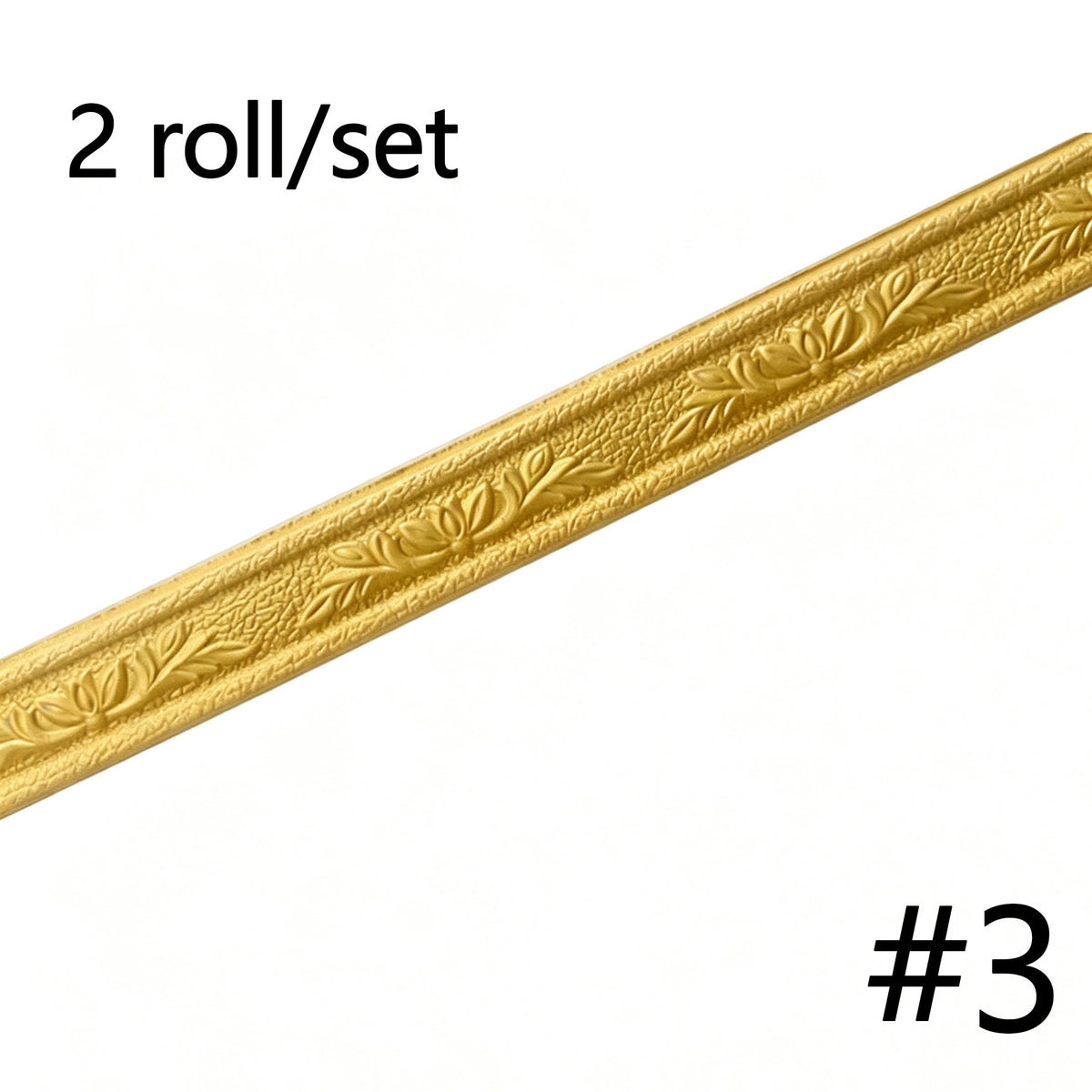 Self Adhesive Flexible Foam Molding Trim Wallpaper Border