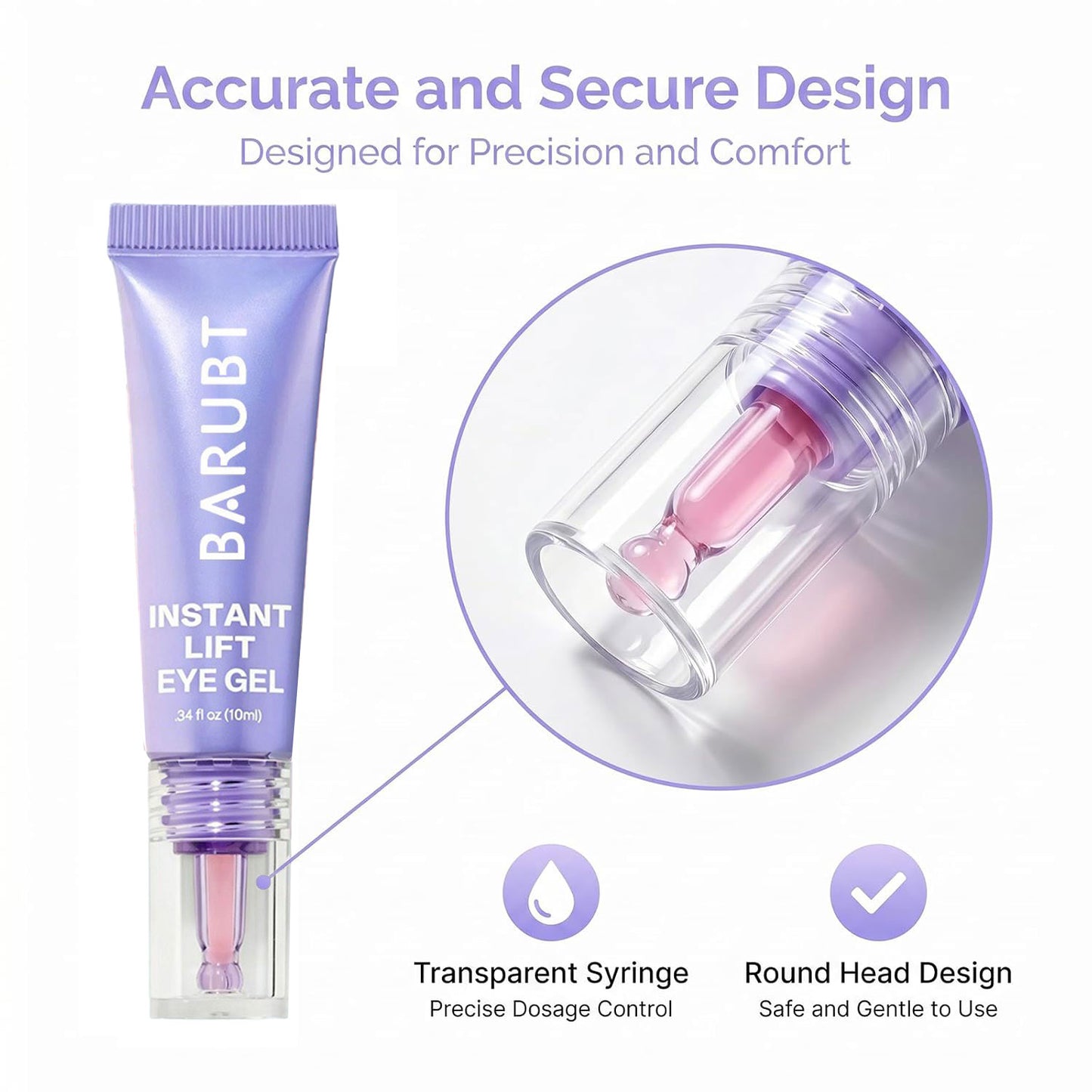 Instant Lift Eye Gel, Tightening and Firming Eye Treatment for Puffiness, Under Eye Bags, Wrinkles, Fine Lines and Dark Circles