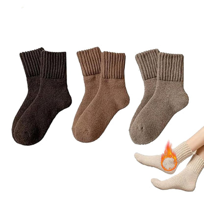 Winter Soft Thermal Cotton Knit Socks