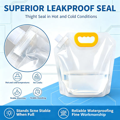 Multi-Purpose Liquid & Dry Goods Storage Pouches for Camping Picnic Emergency Home Kitchen