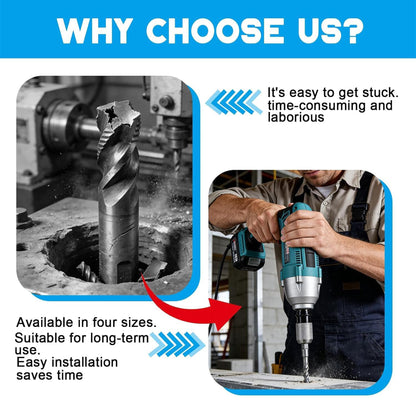 Rotary Hammer Adapter for Drilling Tough Materials