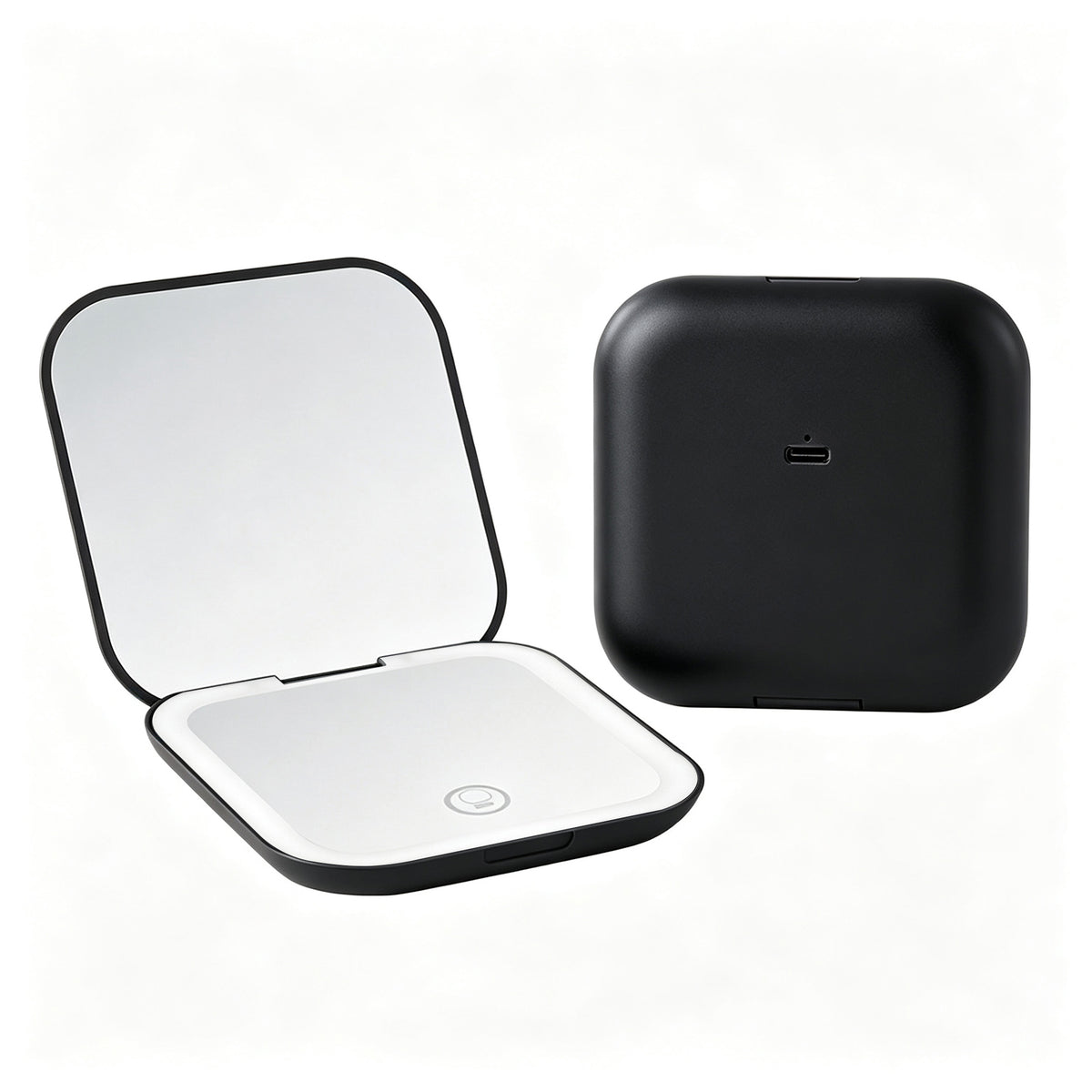 Folding Travel Makeup Mirror with LED Lights