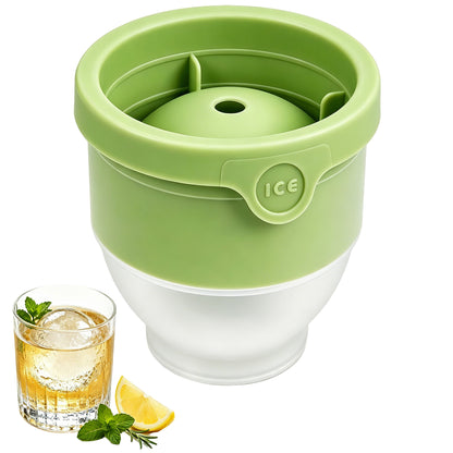 Large Round Ice Ball Mold for Whiskey,Cocktails & Drinks