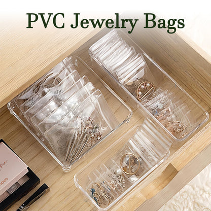 Clear Plastic Jewelry Thick Self Sealing PVC Bags