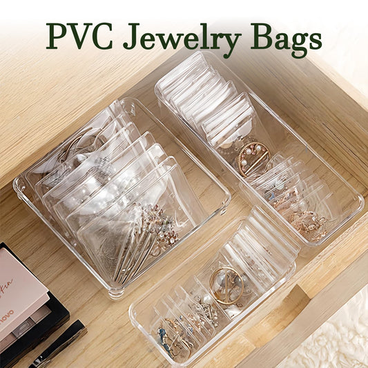 Clear Plastic Jewelry Thick Self Sealing PVC Bags