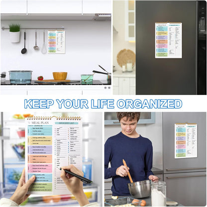 Meal Planner Weekly Tracking Schedule Notebook