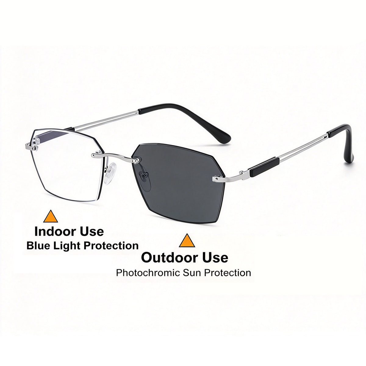 Photochromic Blue Light Blocking Reading Glasses