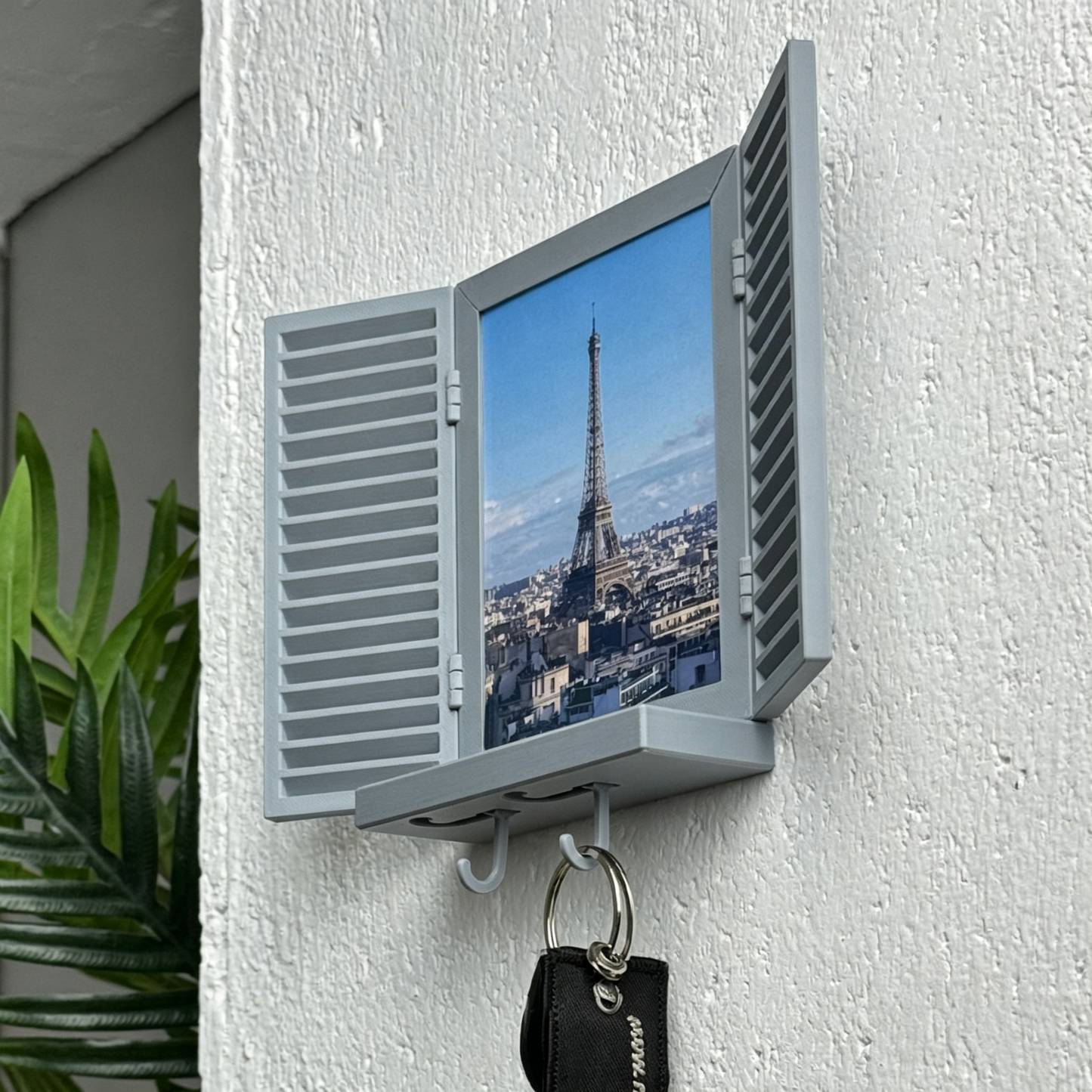 Mediterranean Window Photo & Key Holder