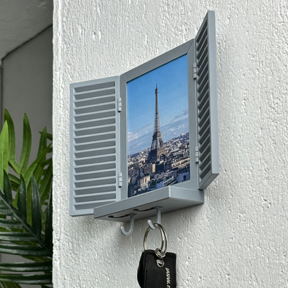 Mediterranean Window Photo & Key Holder