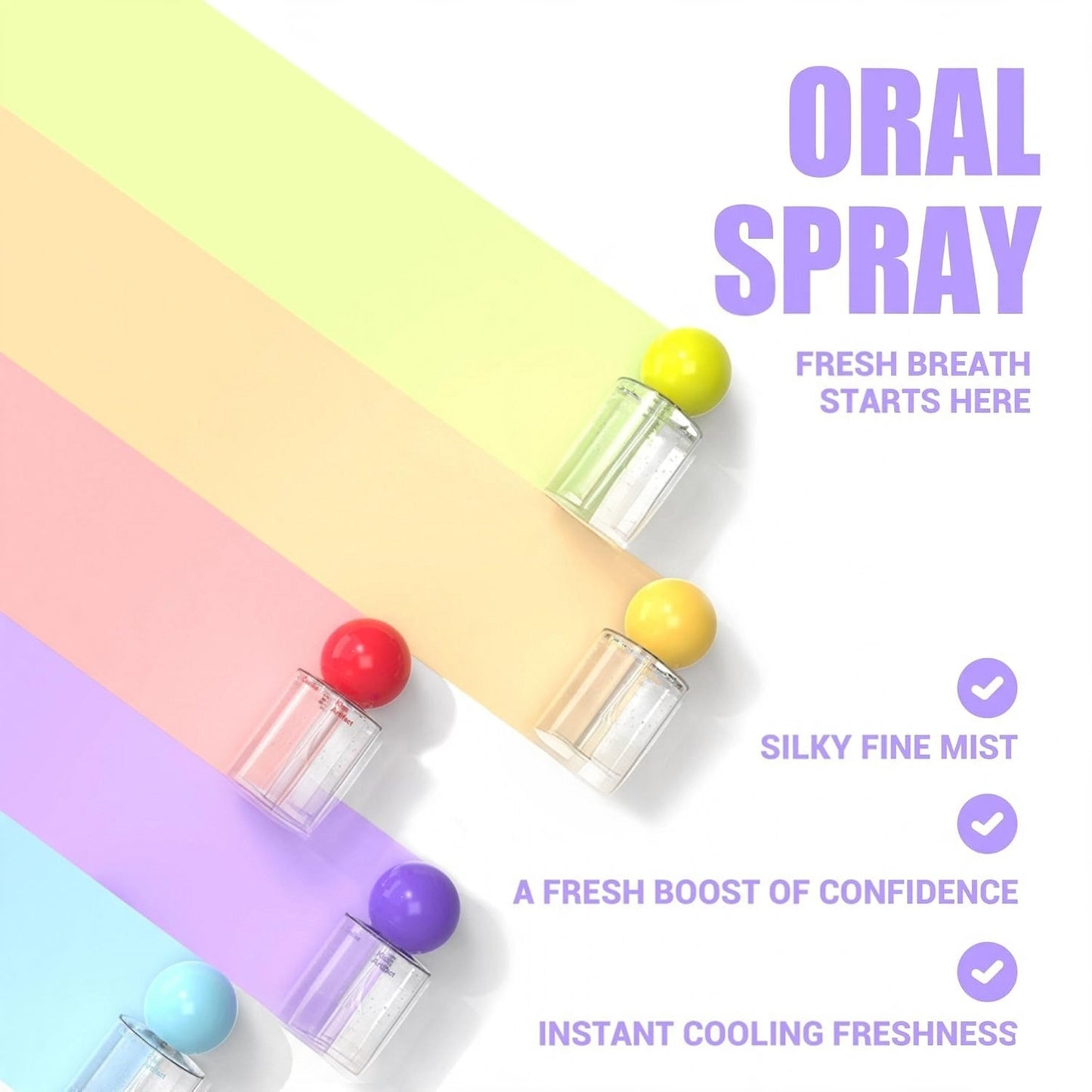 Probiotic Oral Spray – Long-lasting Fresh Breath – Portable Size (20 ml / 0.68 fl oz)