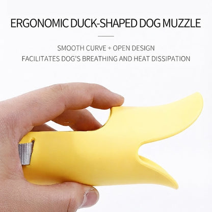 Anti Bite Duck Mouth Shape Dog Mouth Covers Silicone Material