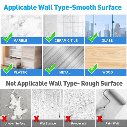 12 Pack Self Adhesive Curtain Rod Holder