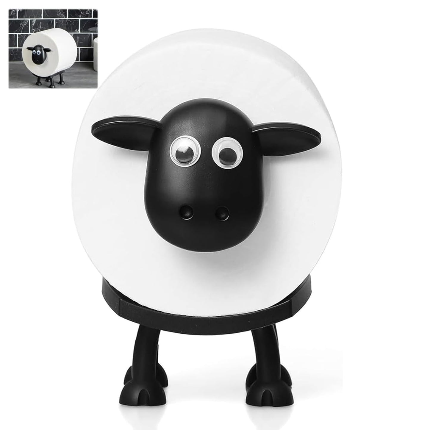 Sheep Toilet Roll Holder Cute Bathroom Decor