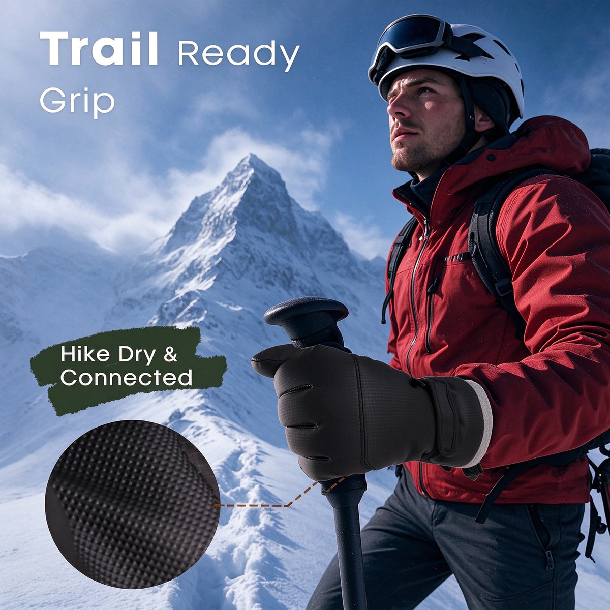 Winter Waterproof Ski Snow Warm Gloves
