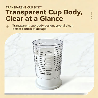 Piston-Style Measuring Cup Kitchen Essential | Suitable for Solids and Liquids