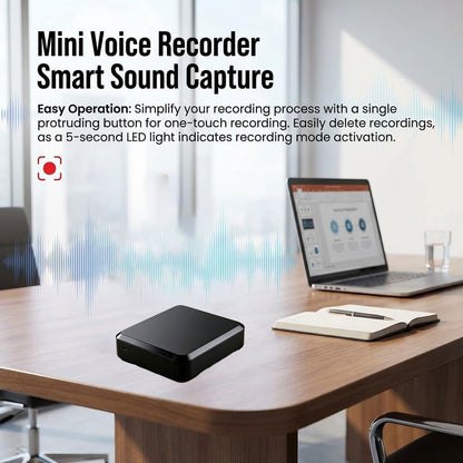 8GB Mini Voice Recorder — Clear Sound Quality, Compact And Lightweight