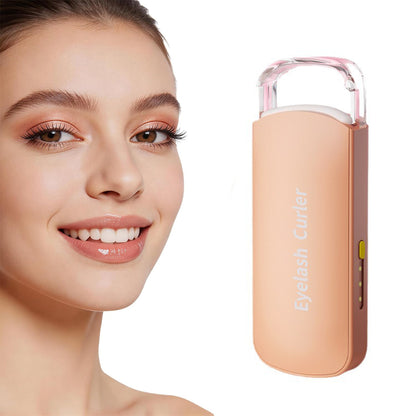 Electric Eyelash Curler with Heat Sensitive Silicone Pad Quick Curl USB