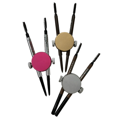 Professional Brow Mapping Tool – Dual Pencil Eyebrow Shaper for Accurate Outlining, Symmetry & Flawless Results