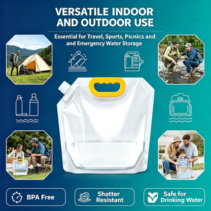 Multi-Purpose Liquid & Dry Goods Storage Pouches for Camping Picnic Emergency Home Kitchen