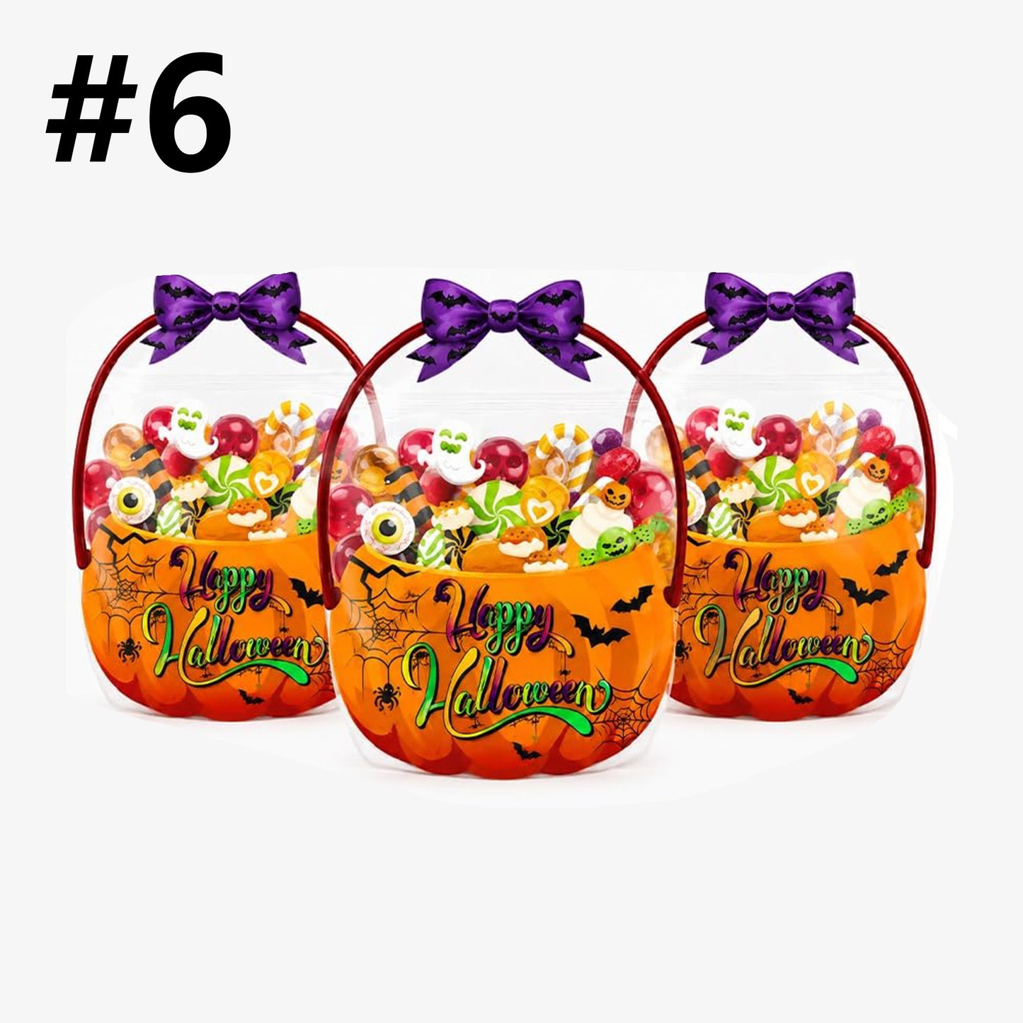 24 PCS Halloween Resealable Treat Candy Bags
