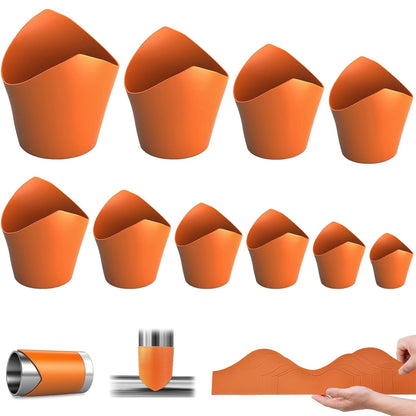 10 Pcs Pipe Saddle Template Cutting Guide Set
