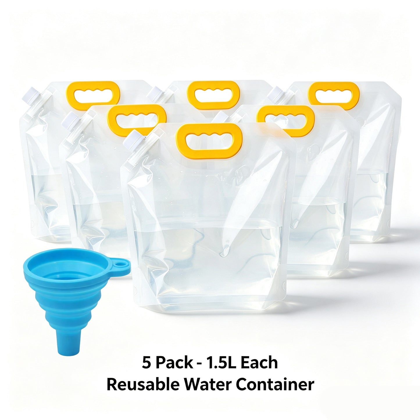 Multi-Purpose Liquid & Dry Goods Storage Pouches for Camping Picnic Emergency Home Kitchen