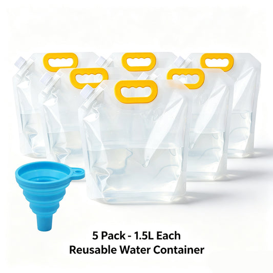 Multi-Purpose Liquid & Dry Goods Storage Pouches for Camping Picnic Emergency Home Kitchen