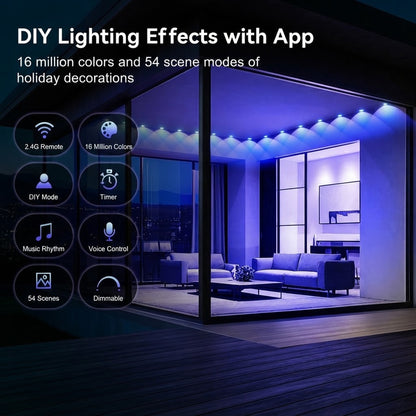 Waterproof Smart Bluetooth RGB LED Strip Light
