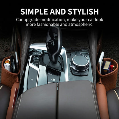 seat pocket storage strip for leak prevention