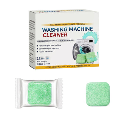 12Pcs Washing Machine Cleaner Tablets   for Front and Top Load Washers