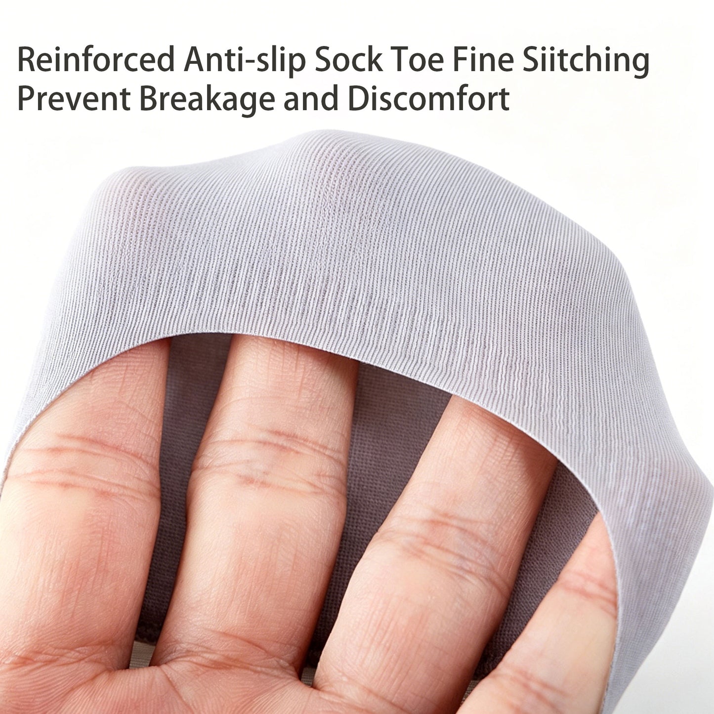 Women's Invisible Thick-Soled Ice Silk Low-Cut Non-Slip Socks