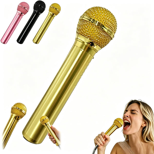 High-Pressure Microphone Shower Head for Music Lovers