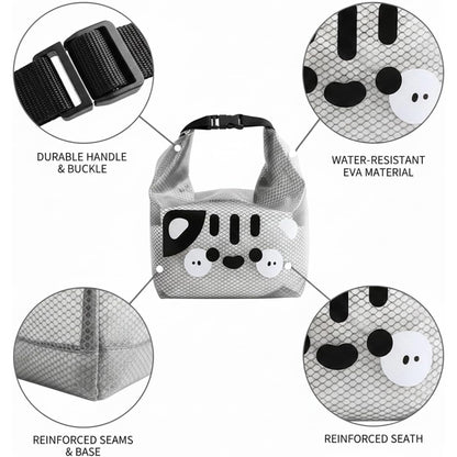 EVA Wet Dry Separation Bag with Handle for Gym Bathroom