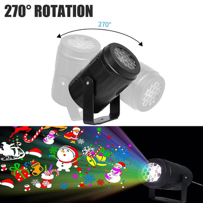 Christmas Projector Lights - 16 Pattern LED Projector Lights