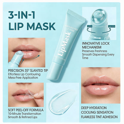 10ml Soothing Peel Off Lip Mask  for Dry Cracked Lips