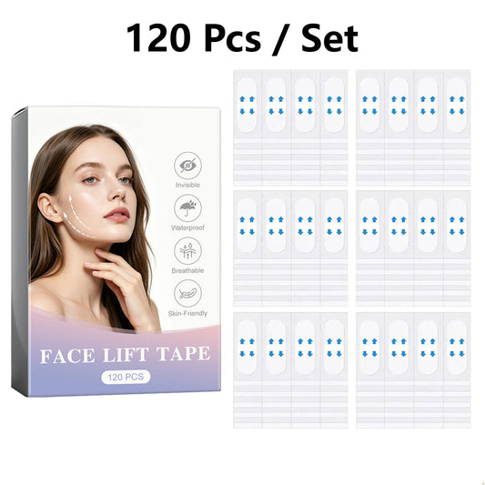 120 Pcs Invisible Face Lifting Tape Instant V-Line Stickers