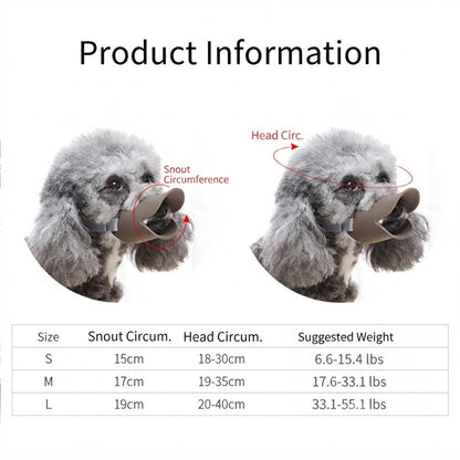 Anti Bite Duck Mouth Shape Dog Mouth Covers Silicone Material