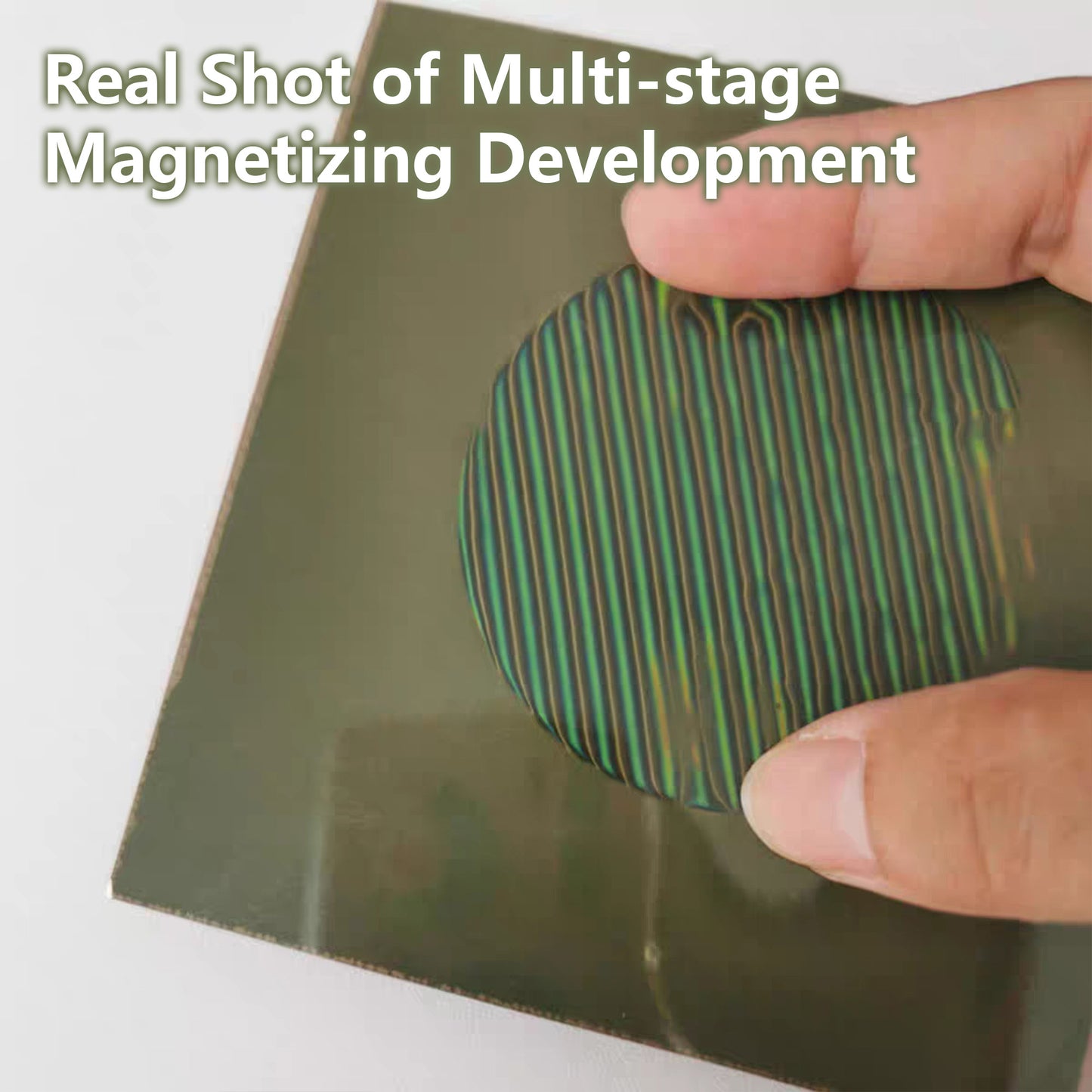 Green Magnetic Field Visualization Film