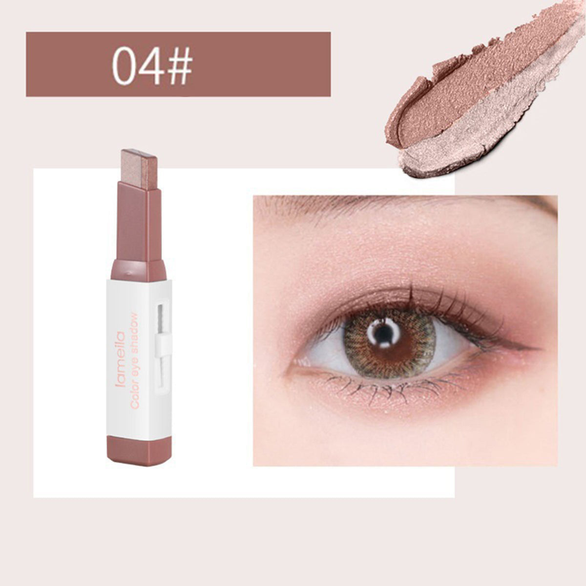 2-Color Shimmer Eyeshadow Stick