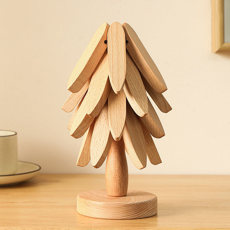 Natural Tree Trivet Set