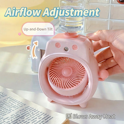 Rechargeable Mini Hydrating Mist Fan