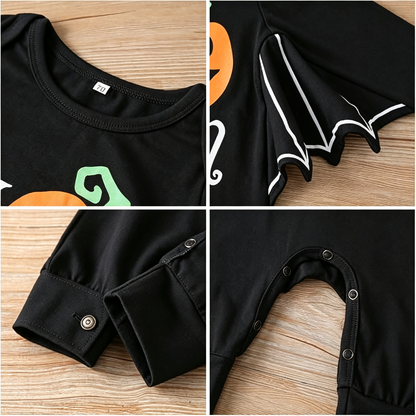 Baby Bat Costume Long Sleeve Romper With Hats
