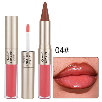 2-in-1 Double-Ended Matte Lip Liner & Lip Gloss Duo