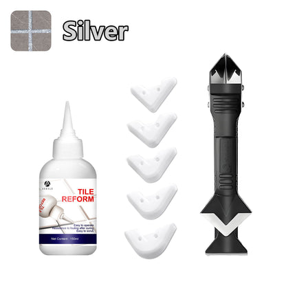 Waterproof Tile Grout Repair Filler for Bathroom, Kitchen & Floor Tile Gaps