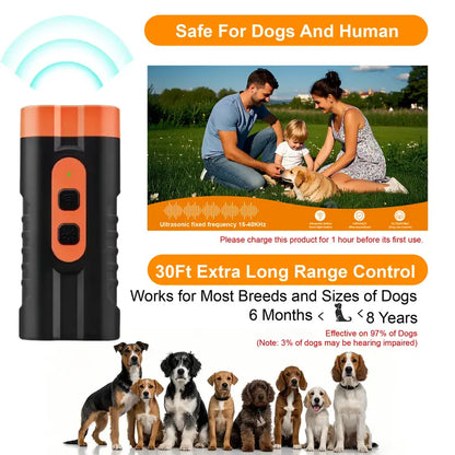 2-In-1 Dog Barking Deterrent Training Tool, Safe Behavior Correction