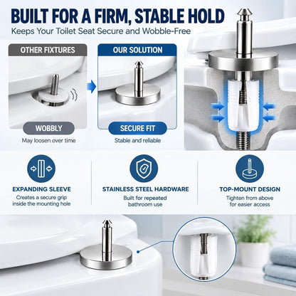 Universal Toilet Seat Expansion Screw Bolts