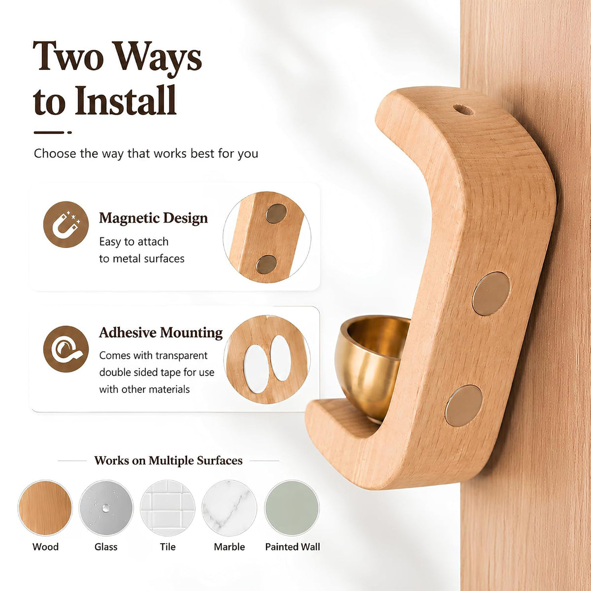 Magnetic Door Chime Bell for Door Opening
